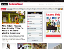 Tablet Screenshot of businessworldghana.com